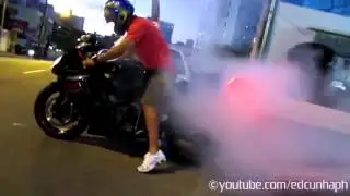 Best of Bikers 2015 funny  Superbikes Burnouts in the Street