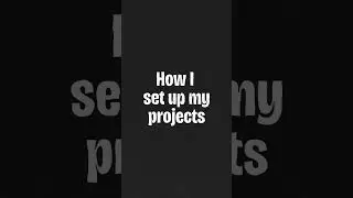 How I set up my projects in Figma