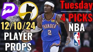 PRIZEPICKS NBA TUESDAY 12/10 CORE PLAYER PROPS TODAY!! NBA CUP