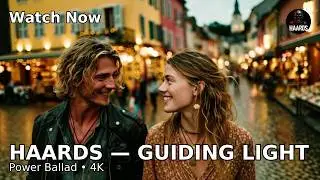 HAARDS - Guiding light (Official Music Video - 4K) Epic Power Ballad, Hard Rock, 80's-90's Rock.