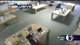 Apple store gets robbed and everything stolen within 31 secs