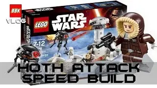 LEGO Star Wars Hoth Attack 75138 Speed Build and Review - Unboxing