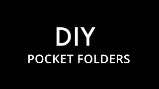 DIY Pocket Folders Assembly from PrintDirtCheap.com