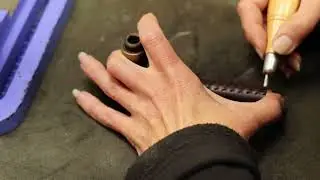 Stepped Leather Lever Stitching by Turnstyle Designs