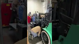 Heidelberg Cylinder Press Installation. Ready to die cut.