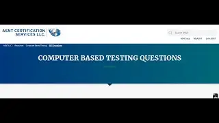 Computer Based Testing (CBT) in Pearson Vue Tutorial and Practice Exam