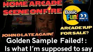 Arcade1Up Sold to Basic Fun? and JOHN D LATE AGAIN!!