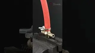 Barb brass fitting hose secure hack #fitting #brass #secure