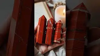 Grounded Energy and Rooted Stillness with a Red Jasper Crystal Point