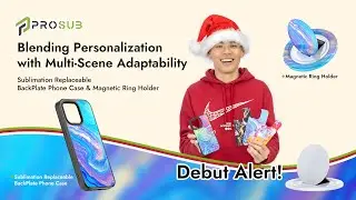 Debut Alert! Sublimation Replaceable BackPlate Phone Case & Magnetic Ring Holder