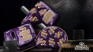 Cash Is King Bling Purple Custom Shop Headcover | Scotty Cameron
