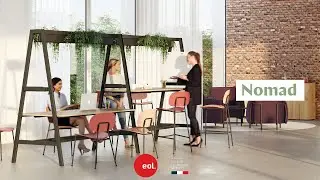 Nomad, dynamisch en personaliseerbaar vergadertafel