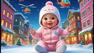 Helicopter New Year Rescue Flight | Fun Action & Learning Video for Toddlers