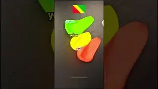 🇨🇬 Crafting Congo's Vibrant Flag | Hypnotic Clay Alchemy | African Art Therapy Sounds #satisfying