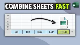 How to Combine Multiple Worksheets in Excel (Quick and Easy!) - Consolidate Data in Excel