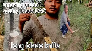how to make blade dao with bandsaw blade/ homemade/amazing sharp blade knife