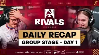 Daily Recap - Group Stage Day 1 | BLAST Rivals Hong Kong