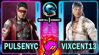 MK1 PulseNYC (KENSHI) VS Vixcent13 (LIU KANG)🥊Mortal Kombat 1🥊4K 60ᶠᵖˢ