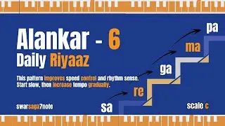 ALANKAR 6 - VOICE ACCURACY AND HIGH PITCH CORRECTION  SCALE : C MAJOR 