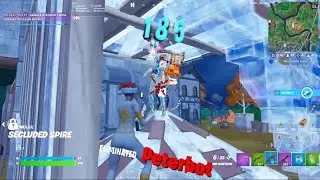 Pxlarized drops 20 bomb and kills PeterBot in Ranked Fortnite