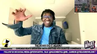 Michael Irvin Was Gonna Say Cocaine | Says Caleb Williams&rsquo; Winning Rush Is Addictive&hellip; #itiswhatitis