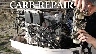 Boat Project 04 - How to Repair the CARBS on a Chrysler Force Outboard 85