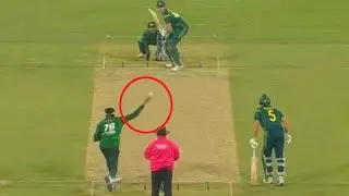 Usman Tariq bowling Action vs Cameron Green got angry after getting out pak vs aus highlights T20