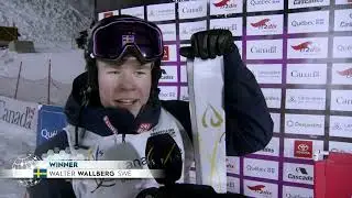 Top night for Walter WALLBERG who gets his 1st WC victory ever | Val St. Come | FIS Freestyle Skiing