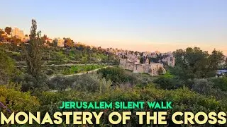 GAN SACHER Park - Monastery of the Cross Jerusalem Holyland Israel. March2024