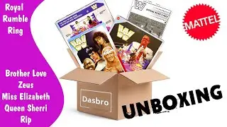 Mattel WWE Retro Royal Rumble ring & Wave 5 unboxing