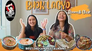 BEST INDIAN FOOD in Kathmandu 😍 | Roomali Ghar | Naxal | Bhok Lagyo Series Ep 20