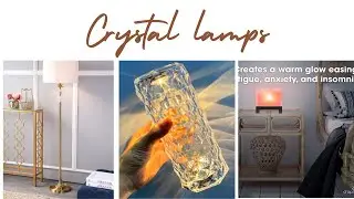 Homegoods decorative crystal lamps🛋️| glam home decor|Amazon| zilazon3