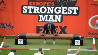 British Log record 191kg Eddie Hall