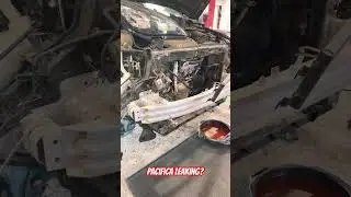 Radiator replacement, 2017 Chrysler Pacifica