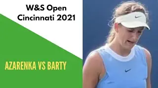 Ashleigh Barty crushes Victoria Azarenka @ Cincinnati Open 2021, Aug 19th. #cincyopen
