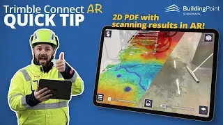 Trimble Connect AR Quick Tip: Using 2D PDF Scanning Floor Flatness results in AR!