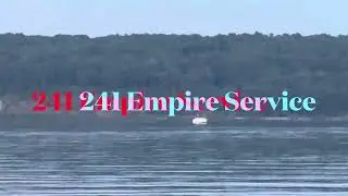 Amtrak trains at Rhinecliff Station- viewed from  Port Ewen NY.