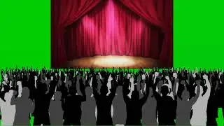 audience clapping and cheering sound effects green screen stage show effect #youtube No copyright