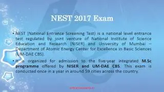 How To Download NEST Hall Ticket