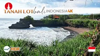 Tanah Lot | Bali | Indonesia | Walking Tour | 4k HDR | NINE Plus Virtual