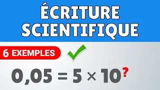 ÉCRITURE SCIENTIFIQUE ✅ Exemples faciles | Mathématiques