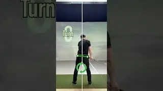 This is how to set your body correctly in the backswing. #golflux #backswing #golflife #golfshorts