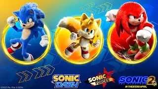 Sonic vs Knuckles vs Tails Sonic Dash Android gameplay