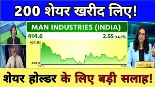 Man industries share latest news | man industries share Analysis | man industries share target 🎯