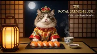 Royal Cat Crafts Salmon Sushi | Catchef Bakery