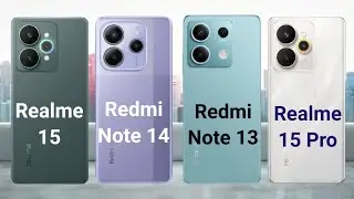 Realme 15 Vs Redmi Note 14 Vs Redmi Note 13 Vs Realme 15 Pro | Full Comparison | SB Tech