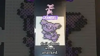 День 210! Perler Bead Pokemon Sprite #210 Гранбулл!