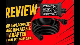 Review - 30V Replacement Yard Inflatable Adapter, Flexible Extension Cable to Plug Solar