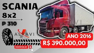 Scania P 310 8x2 Bitruck Ano 2016 Único Dono a Venda no Chassi #scania #caminhão