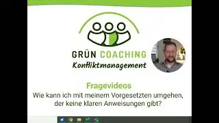 Fragevideo: Keine klaren Anweisungen vom Chef? 🤔 Hier sind deine L&ouml;sungen!